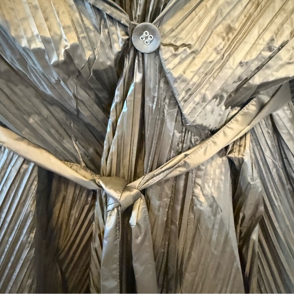 ADD Milano Women's Olive Green Pleated Lightweight Jacket - Picture 6 of 12